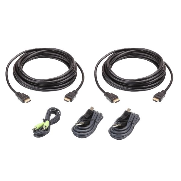 2L-7D03UHX5 - Bộ cáp HDMI/USB/SP kép, dài 3 mét